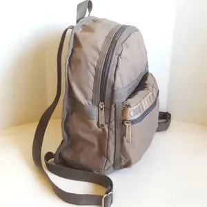 LeSportSac Small Nylon Backpack NUDE Taupe ? Beige Small Voyager Backpack | LeSportsac main image 3